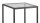 Regal SEAFORD schwarz 2 Glasböden Puristisches Design