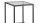Regal SEAFORD schwarz 3 Glasböden Puristisches Design