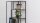 Regal SEAFORD schwarz matt Wildeiche Dekor 6 Ablagen