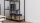 Regal SEAFORD schwarz matt Wildeiche Dekor 6 Ablagen