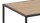Couchtisch SEAFORD mattschwarz Wildeiche Look Puristisch