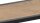 Wandregal SEAFORD schwarz matt Wildeiche Look Puristisch
