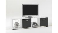Raumteiler MEGA 4 Bücherregal Regal in weiß mit vier Fächer