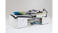 Bett CARLO Einzelbett Kinderzimmermöbel 90x200 in...