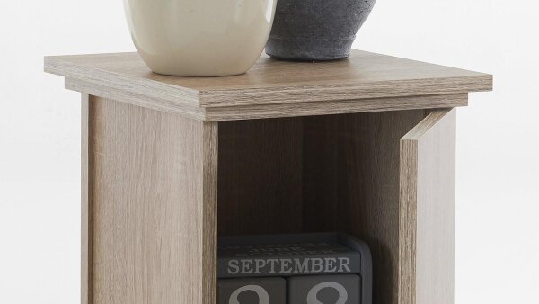 FMD Möbel Essex 1 Dekoszuil 30x30x58 cm eiken