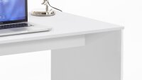 Schreibtisch GENT Computertisch Bürotisch Home Office in weiß 117x73
