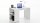 Schreibtisch GENT Computertisch Bürotisch Home Office in weiß 117x73