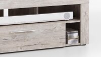 TV-Board VIBIO Lowboard Sandeiche 5 Fächer 1 Schubkasten