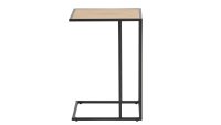 Beistelltisch SEAFORD schwarz Wildeiche Look Puristisch