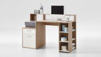 Schreibtisch BOLTON Bürotisch Eichenholz-Optik...