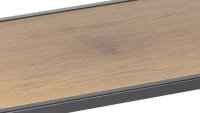 Schuhregal SEAFORD schwarz Wildeiche-Optik Metallgestell