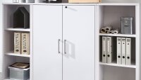 Regalwand CALVIA Büroregal in weiß