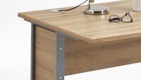 Schreibtisch CALVIA 2 Bürotisch Computertisch Tisch Alteiche 160x80 cm