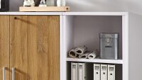 Regalwand CALVIA Regal Anrichte Sideboard weiß...