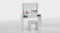 Hocker SCHMINKI Sitzhocker in weiß Edelglanz 40x44 cm