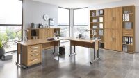 Arbeitszimmer CALVIA Büromöbel Komplett-Set in...