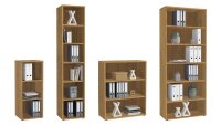 Arbeitszimmer CALVIA Büromöbel Komplett-Set in Alteiche