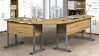 Winkelschreibtisch DALLAS Büro Schreibtisch Artisan...