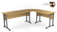 Winkelschreibtisch DALLAS Büro Schreibtisch Artisan Eiche