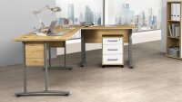 Büro-Set 2 DALLAS Arbeitszimmer Set Artisan Eiche 5-tlg