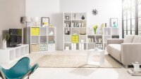 Regal MAX 6 Fächer Raumteiler weiß individuell einsetzbar
