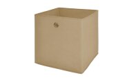 Faltbox 4er Set FLORI 1 Aufbewahrungsbox in beige