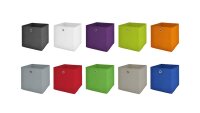Faltbox 4er Set FLORI 1 Aufbewahrungsbox in beige