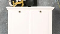 Kommode LANDWOOD Stauraumelement in weiß mit 2 Türen Landhausstil
