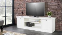 TV-Board LANDWOOD 2 türig in weiß mit 2...