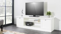 TV-Board LANDWOOD 2 türig in weiß mit 2 Fächern