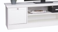 TV-Board LANDWOOD 2 türig in weiß mit 2 Fächern
