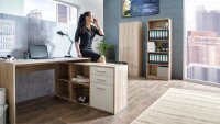 Winkelschreibtisch LONDON 1 Ecktisch Sonoma Eiche mit...