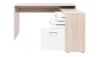 Winkelschreibtisch LONDON 1 Ecktisch Sonoma Eiche mit Sideboard