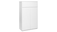 Highboard BLANC 3 hohe Kommode 2-türig mit...