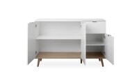 Kommode GÖTEBORG weiß Sonoma Eiche Schrank 120 cm