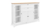 Highboard BERGEN weiß Artisan Eiche Kommode...