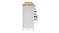 Sideboard BERGEN weiß Artisan Eiche Kommode Landhausstil