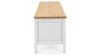 Lowboard BERGEN weiß Artisan Eiche im Landhausstil