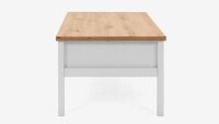 Couchtisch BERGEN weiß Artisan Eiche Landhausstil 100x55