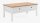 Couchtisch BERGEN weiß Artisan Eiche Landhausstil 100x55