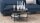 Beistelltisch TIPTON rauchfarbenes Glas Metallgestell schwarz