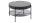 Beistelltisch TIPTON rauchfarbenes Glas Metallgestell schwarz