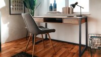 Schreibtisch DENTON Artisan Oak anthrazit 120x60 cm