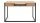 Schreibtisch DENTON Artisan Oak anthrazit 120x60 cm