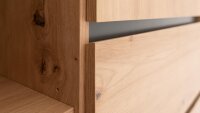 Highboard DENTON Artisan Oak anthrazit 120x140 cm