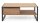 Couchtisch DENTON Artisan Oak anthrazit Schubkasten