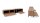 Lowboard NOLA Artisan Oak schwarz TV-Board 195 cm