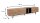 Lowboard NOLA Artisan Oak schwarz TV-Board 195 cm