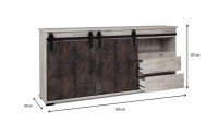 Sideboard SEVILLA Aratinga Kiefer Na Pali Kommode 180 cm