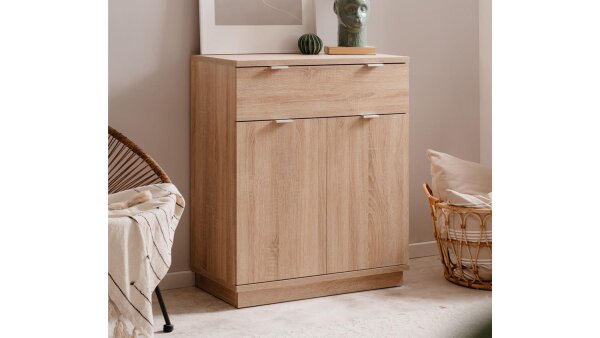 Kommode 1 CHESTER Anrichte MDF Sonoma Eiche 76x89 cm